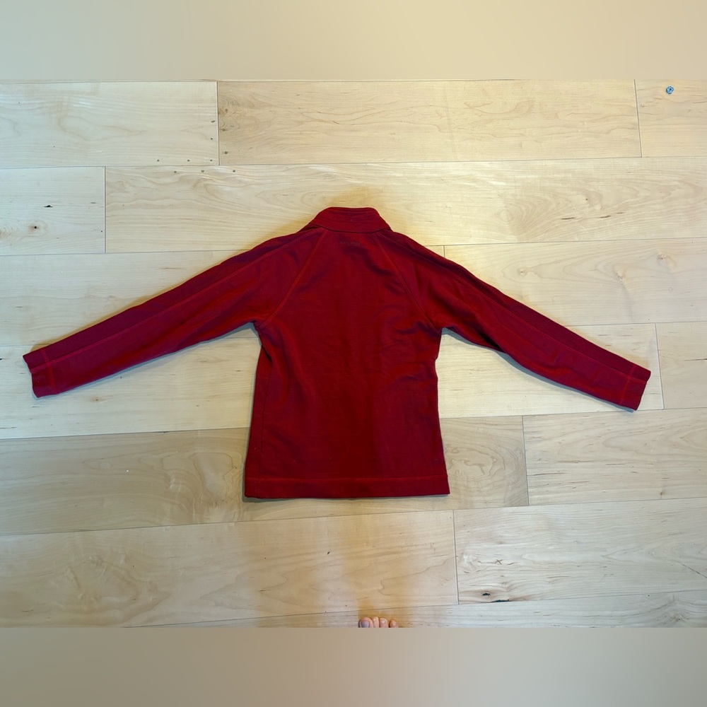 Icebreaker vibrant red wool zip up jacket - Picture 7 of 7
